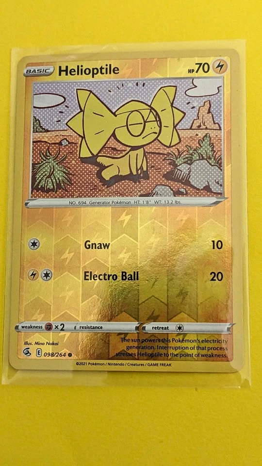 Helioptile [Reverse Holo] #98 Pokemon Fusion Strike