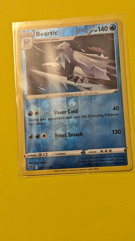 Beartic [Reverse Holo] #43 Pokemon Brilliant Stars