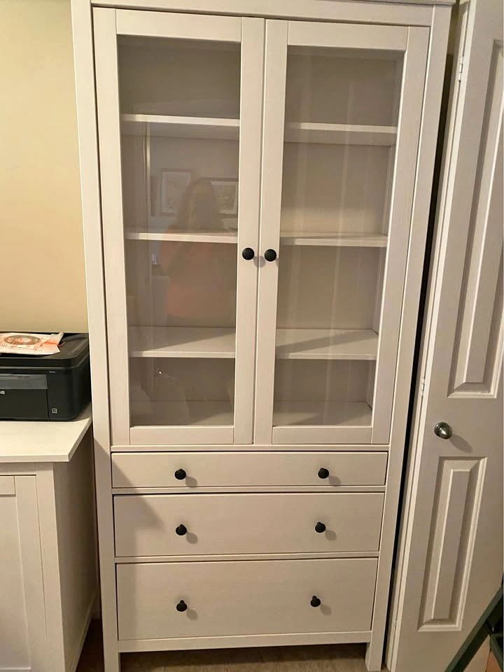 IKEA Hemnes Glass Door Cabinets