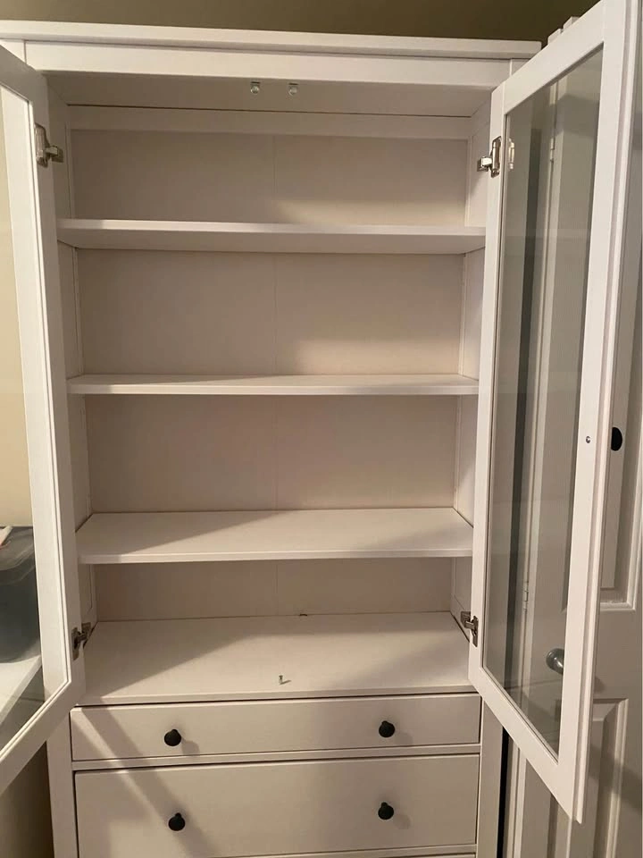 IKEA Hemnes Glass Door Cabinets - photo 2