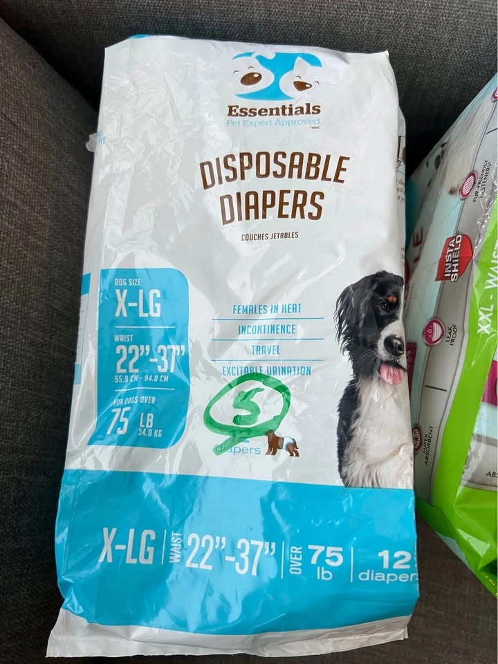 Dog Diapers for Female Dogs | Simple Solution & Essentials | XL- - photo 3