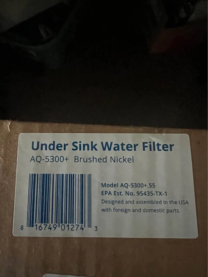 Aquasana 3-Stage Under Sink Water Filter System - Brushed Nickel - photo 3