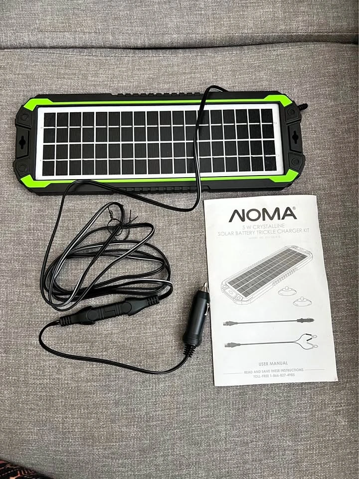 NOMA 5 Watt Solar Battery Trickle Charger