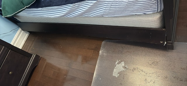 Double Bed Frame (No Mattress) - Brown - photo 2
