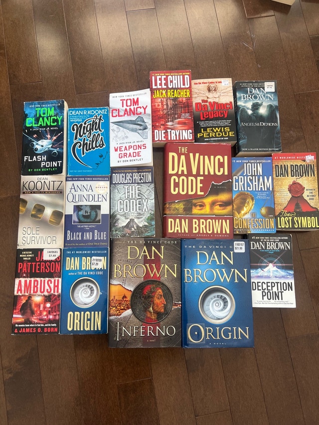 Dan Brown Novels plus more