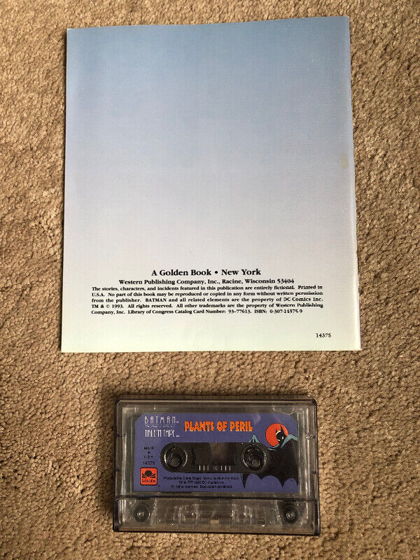 Batman: Plants of Peril Book + Cassette, 1993 - photo 2