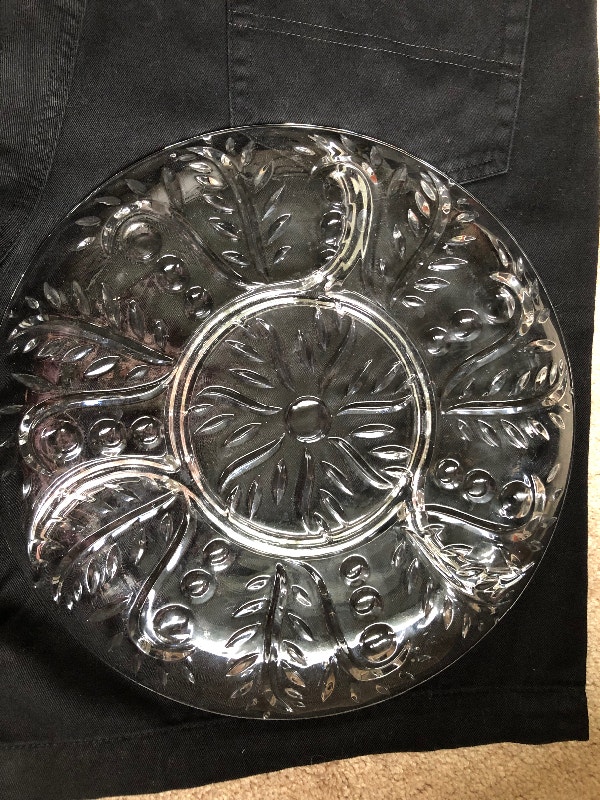 Vintage Glass Divided Serving Platter (Brampton) - photo 3