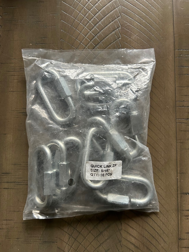 Quick Links, Bag of 10, 5/16”, Unopened (Brampton) - photo 2