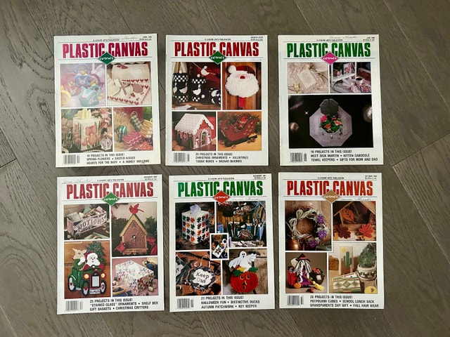 Plastic Canvas Pattern/Instruction Magazines, Vintage (Brampton) - photo 2