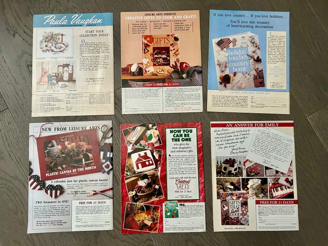 Plastic Canvas Pattern/Instruction Magazines, Vintage (Brampton) - photo 3