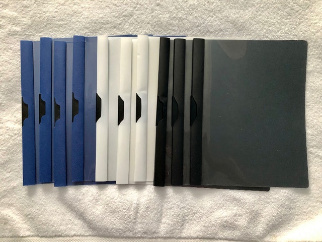 Report/Project Covers - Sliding Lock, Lot of 10