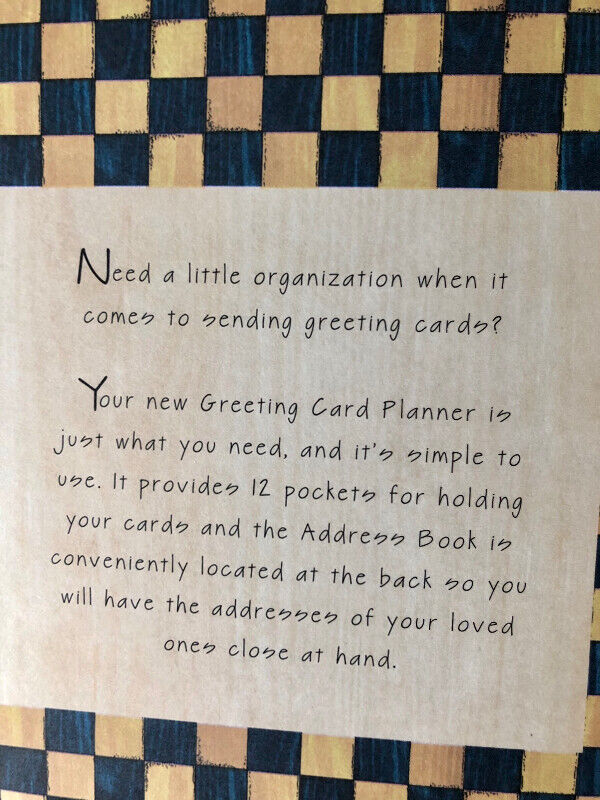 Card Organizer / Address Book, never used - photo 3