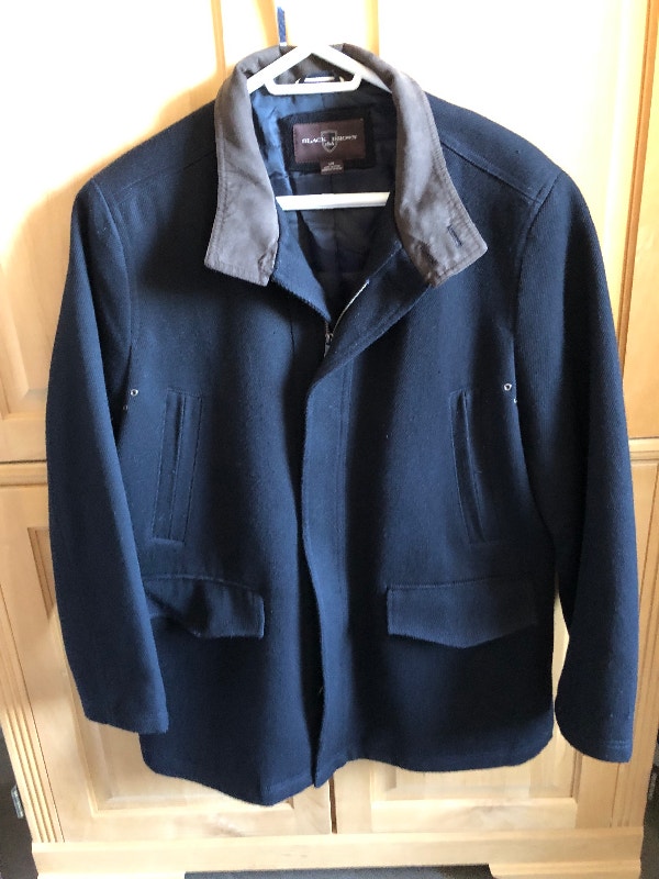 Men's Wool Blend Jacket, Large (Brampton)
