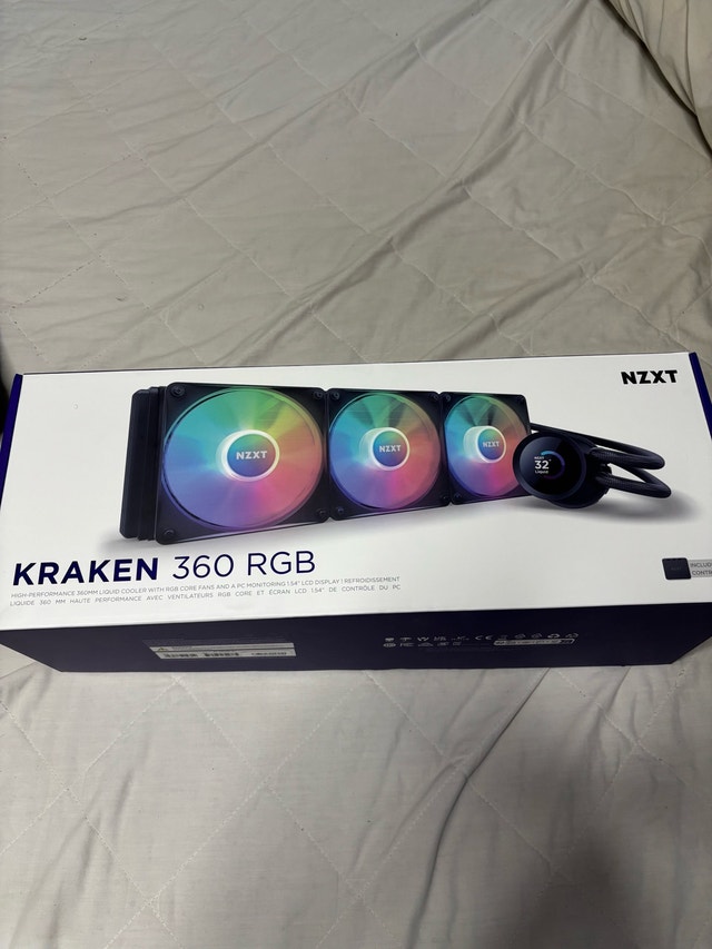 NZXT Kraken 360 RGB Liquid CPU Cooler