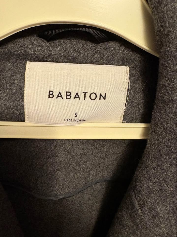 Aritzia Babaton Stedman Wool Coat - Charcoal Grey - photo 4
