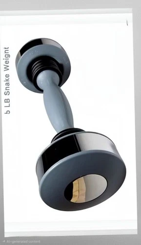 Shake Weight 5lb Silver Gray Dumbbell
