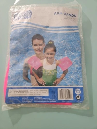 OPEN WATER SWIM Green Inflatable Age 3-6 Swimming Arm Bands - 1