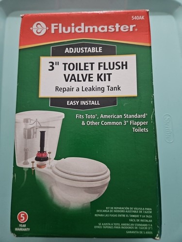 Fluidmaster 3" Toilet Flush Valve Kit