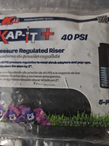 (5-Pk) Kap-It Riser Pressure Regulator 40 Psi 2"