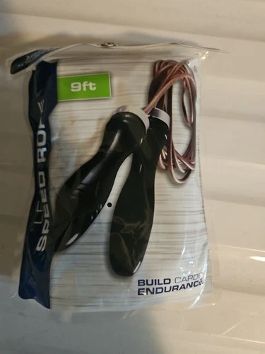Fitness Gear 9ft Leather Speed Jump Rope
