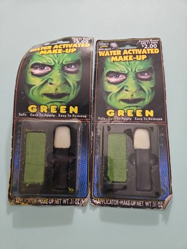 Lot of 2 Green Water Activated Makeup