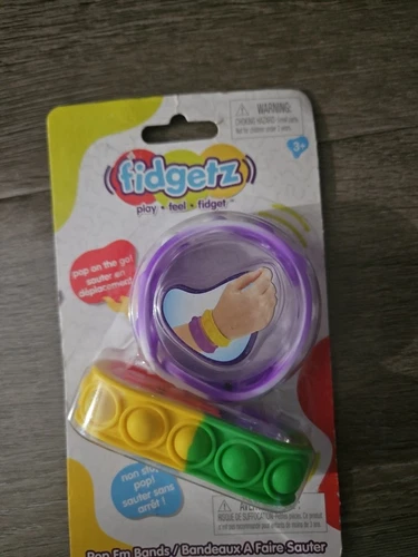 Fidgetz Pop Em's Bands Fidget Toys Button Sensory Toys