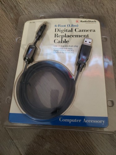RadioShack 6ft USB 1.1 Camera Cable #26-195