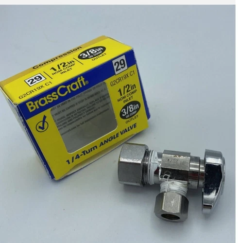 Brasscraft Multi-turn Angle Stop Valve Sweat R19X R1
