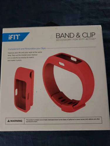 iFit Band and Clip Accessory For iFit Active (RED)