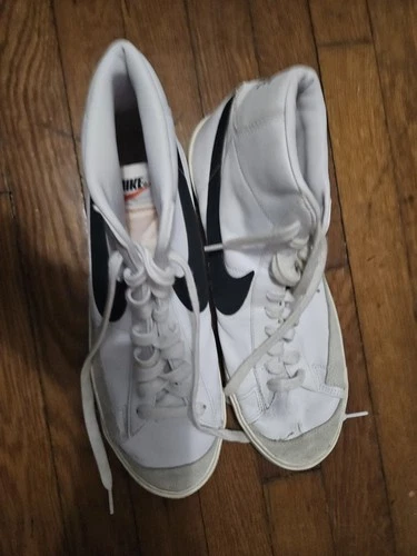 Nike Blazer Mid 77 Vintage 10.5 White Black Size 10 1/2 2019 - photo 3