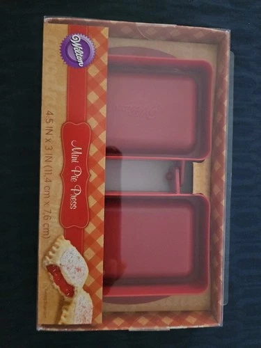NWT Wilton Mini Pie Press Rectangle Hand Pocket Pies