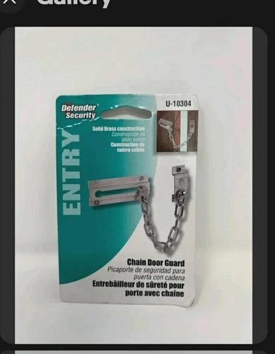 Defender Security Chain Door Guard - Satin Nickel
