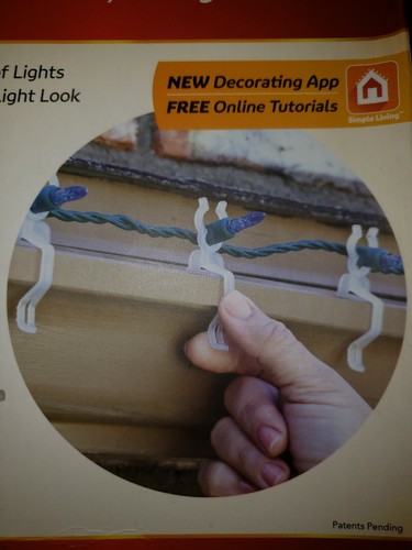 Simple living Universal light clips 25 count Christmas NIP