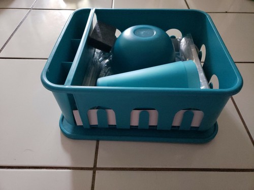 14 Piece Camp Dishtray and Dinnerware Set - Green - photo 2