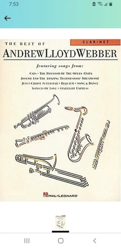 The Best of Andrew Lloyd Webber: for Clarinet