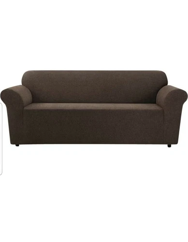 Surefit Sofa Slipcover - Stretch Chenille - Chocolate Box Cushio