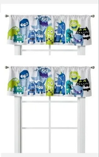 Circo Monster Party Window Valance NEW