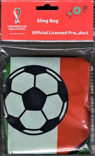 FIFA World Cup 2022 MEXICO Sling Bag 17"x13.5" Soccer Backpack