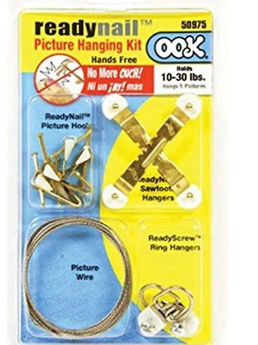 OOK ReadyNail Picture Hanging Kit (10lb-30lb)