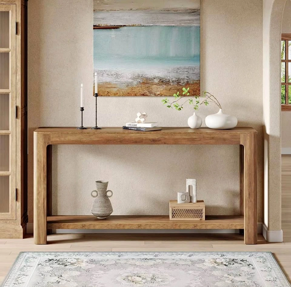 63 Inch Entryway Console Table