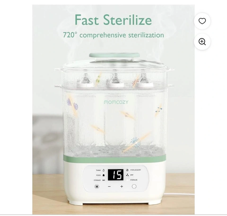Momcozy Bottle Sterilizer and Dryer, 8-in-1 Electric Steam Baby - photo 2