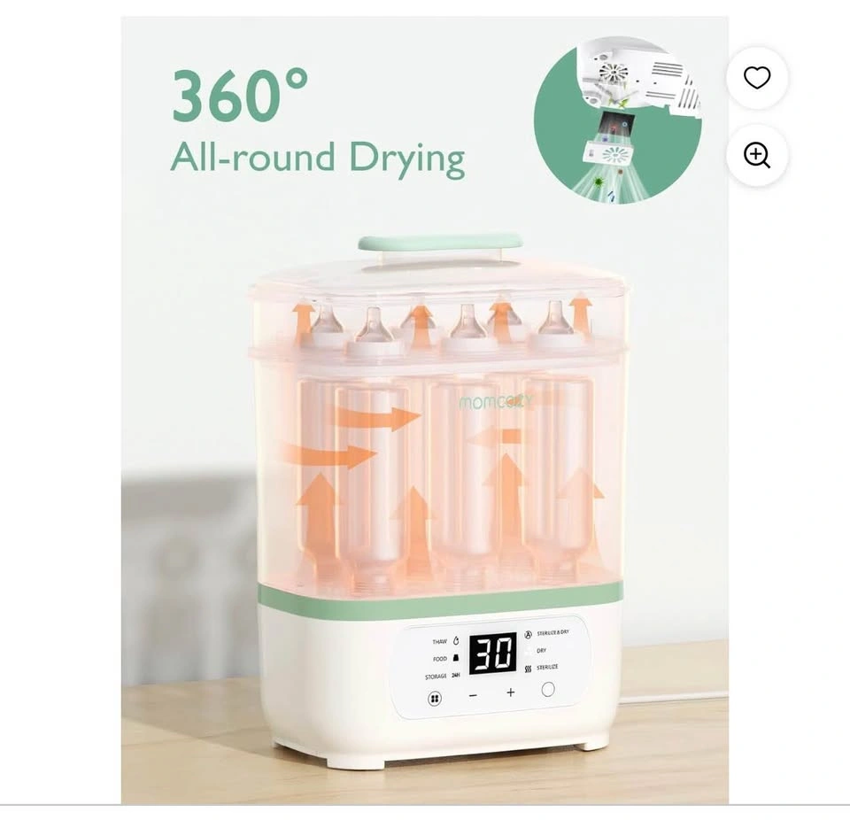 Momcozy Bottle Sterilizer and Dryer, 8-in-1 Electric Steam Baby - photo 3