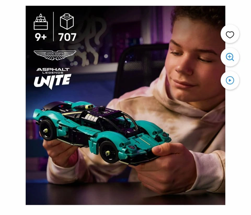 LEGO Technic Aston Martin Valkyrie Toy Car - Ages 9+ - photo 2