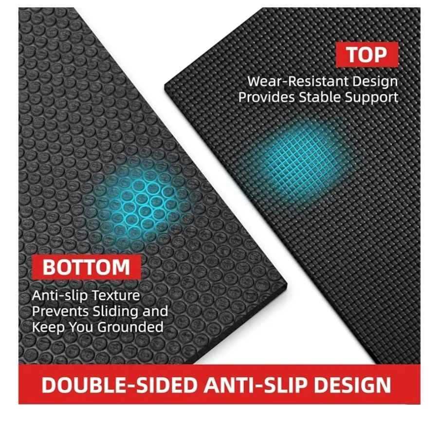Large Exercise Mat - 6'x4' Thick Workout Mat for Home Gym - photo 4