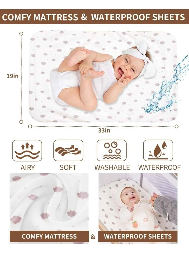 Baby Bassinet Bedside Sleeper with Sheets & Mattress - photo 5