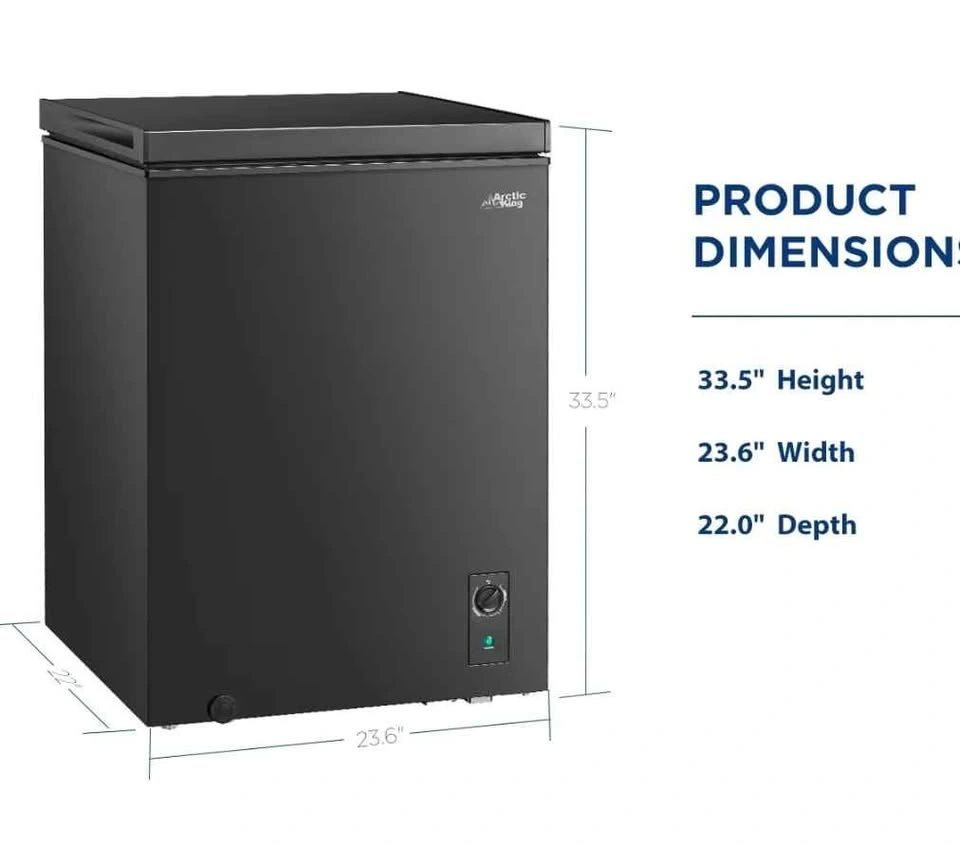 Arctic King compact black chest freezer 🥕 - photo 4