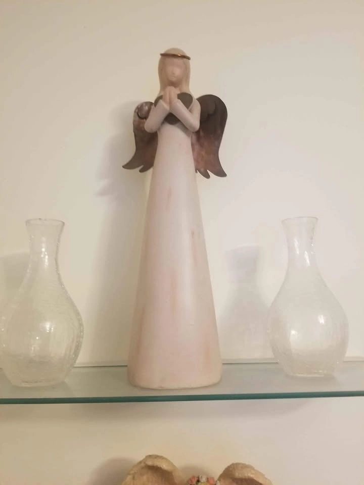 Gentle Souls "Love" Terracotta Angel