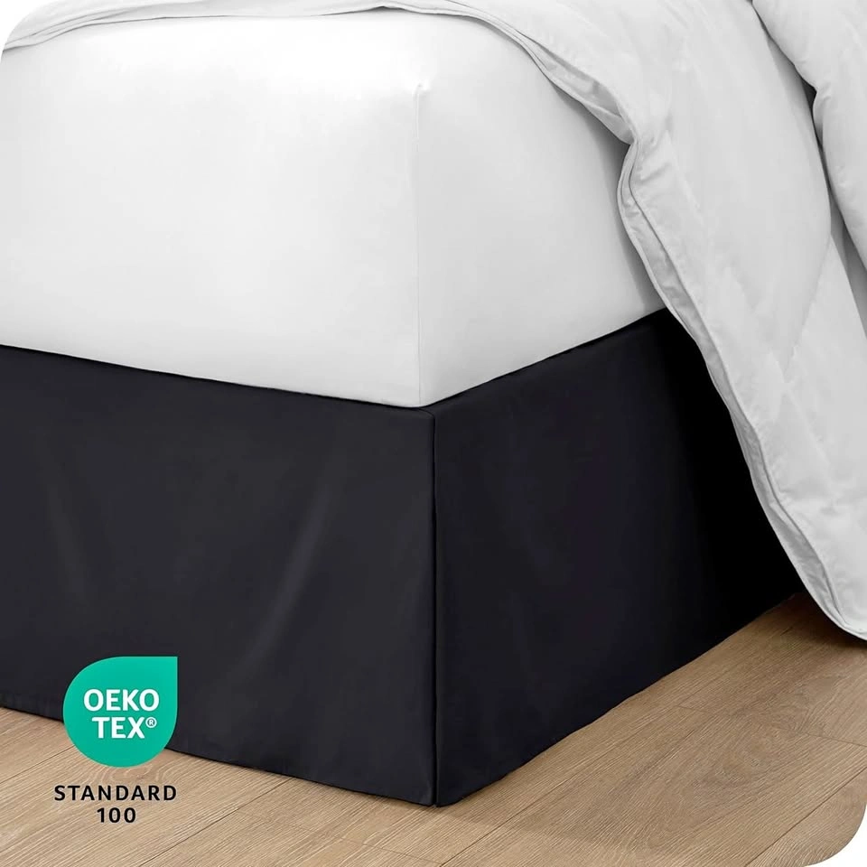 King Size Bed Skirt - BRAND NEW - Microfibre, Black