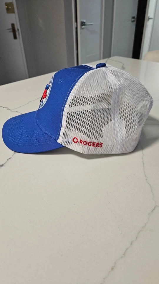 Toronto Blue Jays Baseball Cap Blue White Trucker Hat - photo 4
