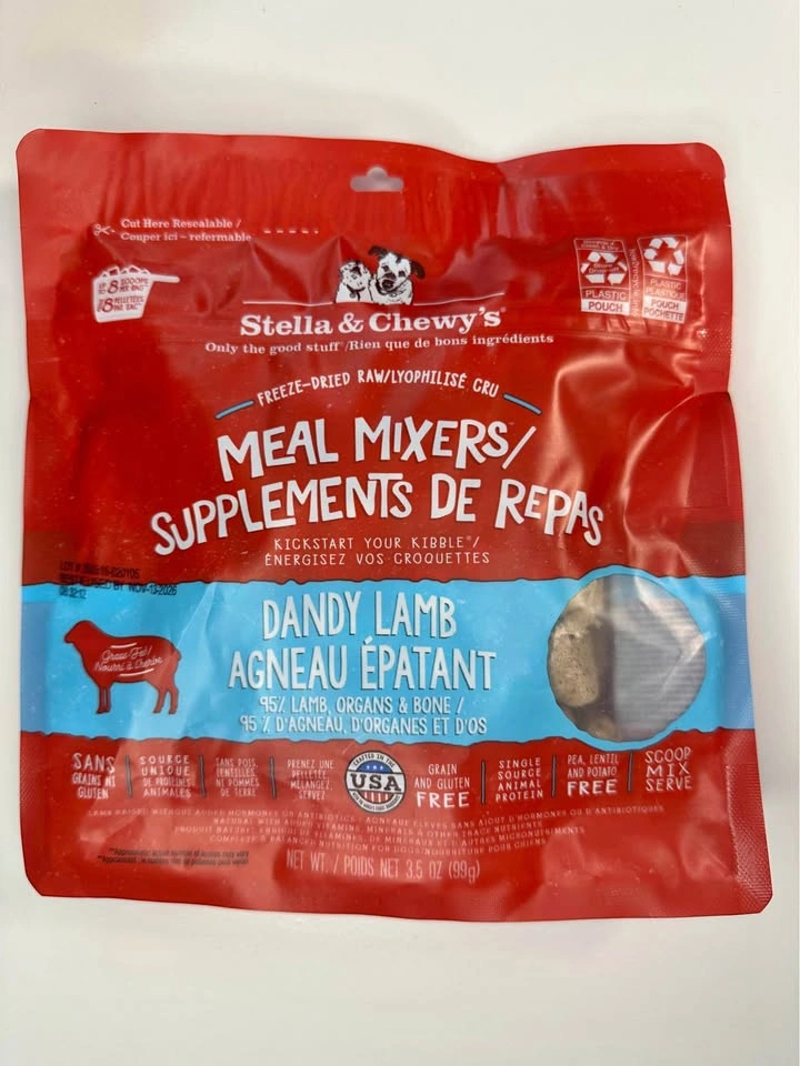 Dog Treats - BRAND NEW - Meal Mixer Dandy Lamb Treats